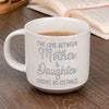The Love Between Family Knows No Distance - Family Personalized Custom Pottery Mug - Gift For Family Members