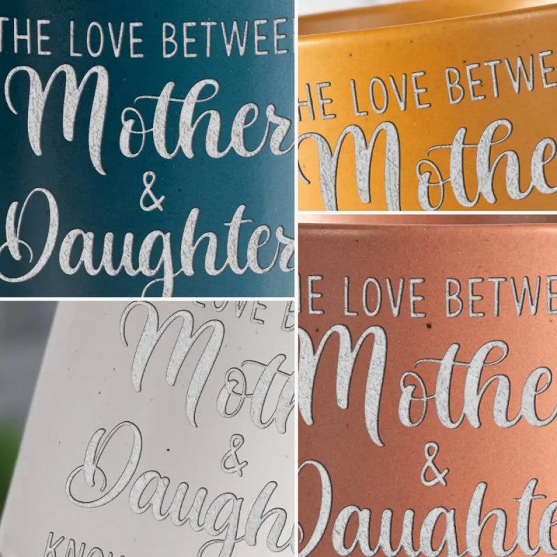 The Love Between Family Knows No Distance - Family Personalized Custom Pottery Mug - Gift For Family Members