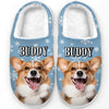 Custom Photo Merry Catmas, My Furry Friend - Dog & Cat Personalized Custom Fluffy Slippers - Christmas Gift For Pet Owners, Pet Lovers