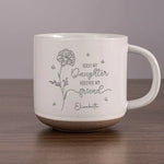 Custom Name Daughter Gifts for Mom - Personalized Pottery Mug