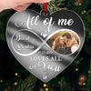 Custom Photo My Heart Needed You - Couple Personalized Custom Mirrored Acrylic Ornament - Christmas Gift For Husband Wife, Anniversary