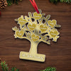 Home Is Where Our Story Begins - Family Personalized Custom Mirrored Acrylic Ornament - Christmas Gift For Family Members