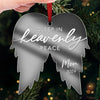 Sleep In Heavenly Peace - Memorial Personalized Custom Mirrored Acrylic Ornament - Sympathy Gift, Christmas Gift For Family Members