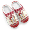 No Holiday Is Complete Without My Canine Companion - Dog & Cat Personalized Custom Fluffy Slippers - Christmas Gift For Pet Owners, Pet Lovers