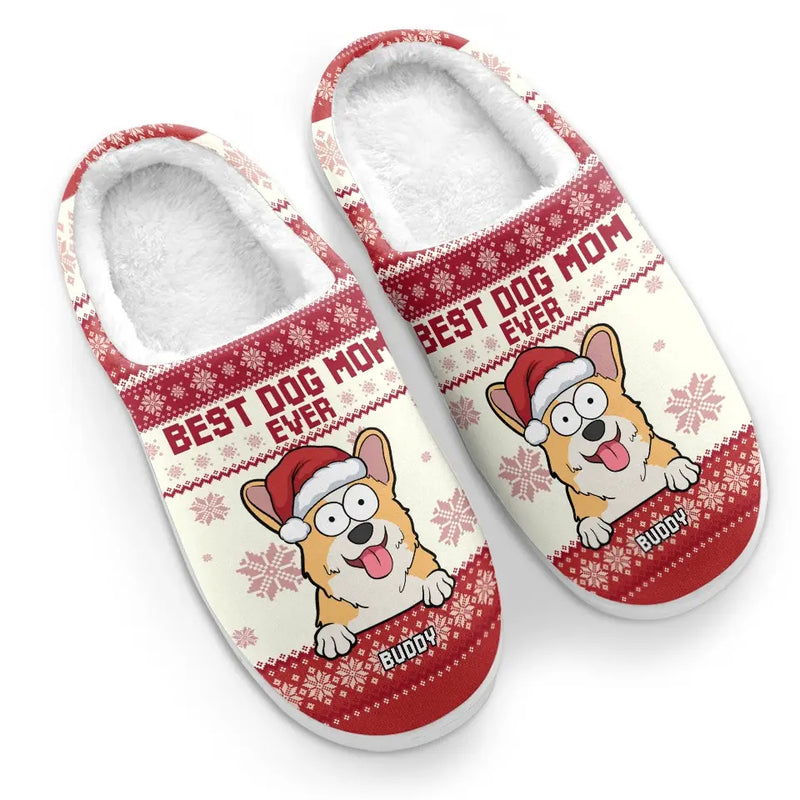 No Holiday Is Complete Without My Canine Companion - Dog & Cat Personalized Custom Fluffy Slippers - Christmas Gift For Pet Owners, Pet Lovers