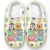 Christmas Is All About Love, And Our Pets Bring Us So Much Joy - Dog & Cat Personalized Custom Fluffy Slippers - Christmas Gift For Pet Owners, Pet Lovers