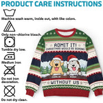 Custom Name Funny Christmas Gifts for Dog Lovers - Personalized Sweatshirt