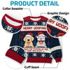 Paws And Enjoy The Holiday Cheer - Dog Personalized Custom Ugly Sweatshirt - Unisex Wool Jumper - Christmas Gift For Pet Owners, Pet Lovers