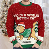 Santa Claws Is Coming To Town - Cat Personalized Custom Ugly Sweatshirt - Unisex Wool Jumper - Christmas Gift For Pet Owners, Pet Lovers