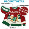 Santa Claws Is Coming To Town - Cat Personalized Custom Ugly Sweatshirt - Unisex Wool Jumper - Christmas Gift For Pet Owners, Pet Lovers