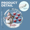 If Nothing Is Going Well, Call Your Grandmother - Family Personalized Custom Circle Glass Ornament - Christmas Gift For Mom, Grandma