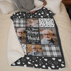 Custom Photo We Miss You And Love You Always - Memorial Personalized Custom Blanket - Sympathy Gift For Family Members