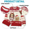 Feline Jolly This Christmas - Dog & Cat Personalized Custom Ugly Sweatshirt - Unisex Wool Jumper - Christmas Gift For Pet Owners, Pet Lovers