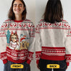 Best Fur Mom Ever - Dog & Cat Personalized Custom Ugly Sweatshirt - Unisex Wool Jumper - Christmas Gift For Pet Owners, Pet Lovers