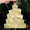 Family Is Life’s Greatest Treasure - Family Personalized Custom Mirrored Acrylic Ornament - Christmas Gift For Family Members