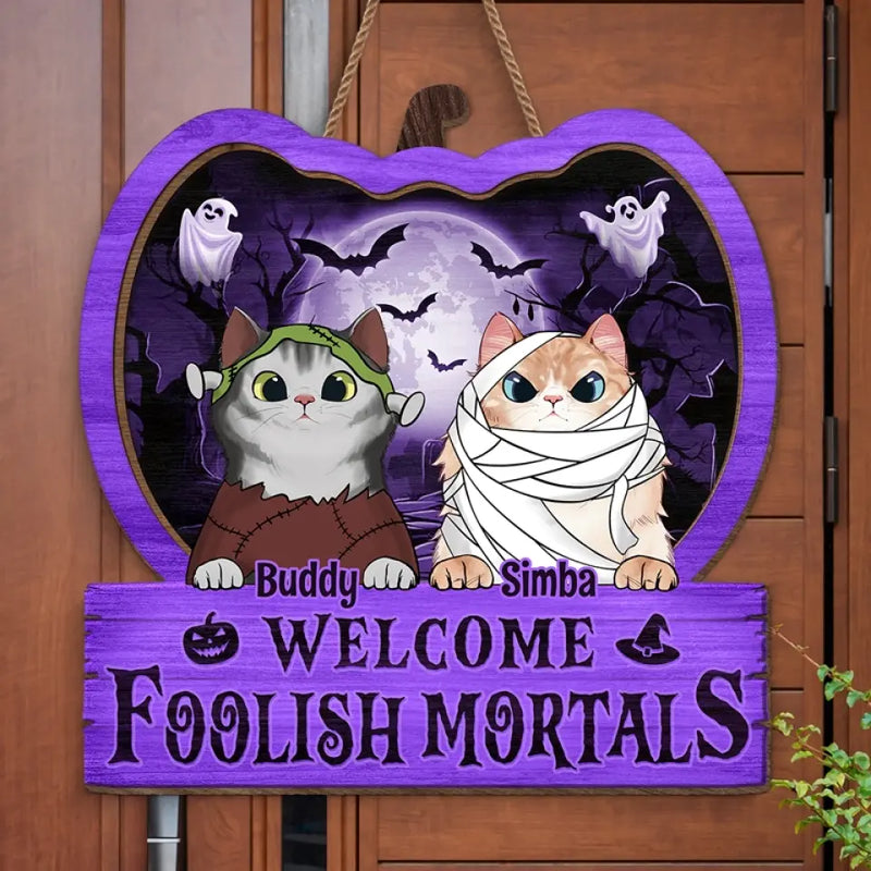 Witch Better Have My Treats - Cat Personalized Custom Home Decor Wood Sign - Halloween Gift For Pet Owners, Pet Lovers