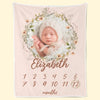 Custom Photo Your Smile Is Enough To Fill My Day With Happiness - Family Personalized Custom Baby Blanket - Gift For Baby Kids, Newborn Baby