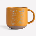Custom Name Long Distance Friendship Gifts - Personalized Pottery Mug