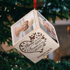 Custom Photo Always On My Mind - Memorial Personalized Custom Wooden Cube Ornament - Sympathy Gift, Christmas Gift For Family Members