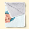 Custom Photo You’re My Favorite Reason To Lose Sleep - Family Personalized Custom Baby Blanket - Gift For Baby Kids, Newborn Baby