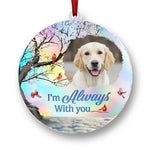 Custom Pet Photo Dog Lover Gifts - Personalized Hologram Ornament