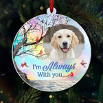 Custom Pet Photo Dog Lover Gifts - Personalized Hologram Ornament