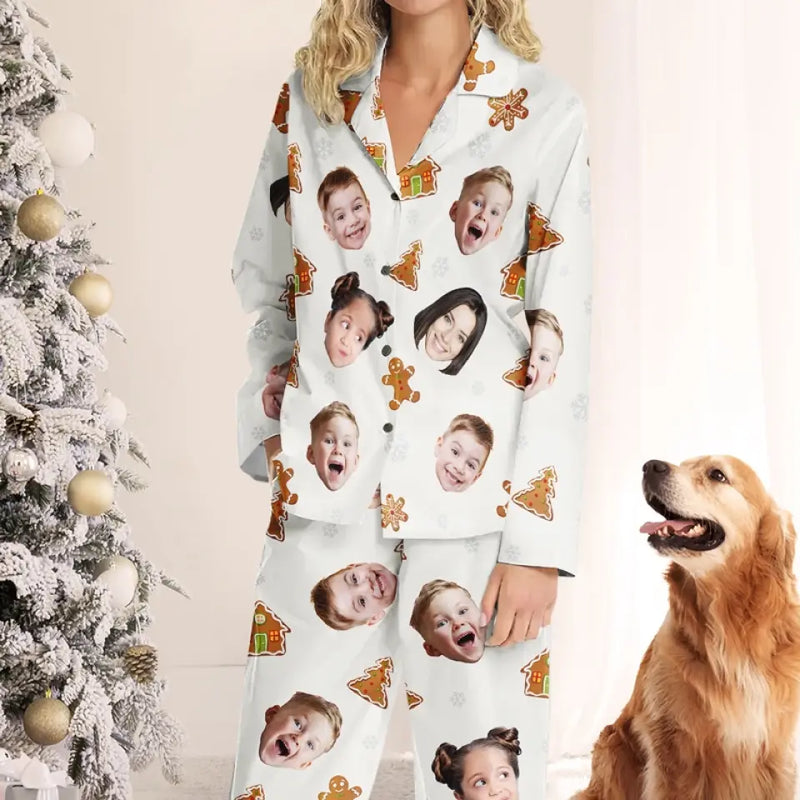 Custom Photo Christmas Is A Togethery Sort Of Holiday - Family Personalized Custom Pajamas - Christmas Gift For Family Members