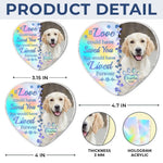 Custom Pet Photo Memorial Gifts for Dog Lovers - Personalized Hologram Ornament