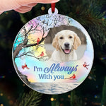 Custom Pet Photo Dog Lover Gifts - Personalized Hologram Ornament