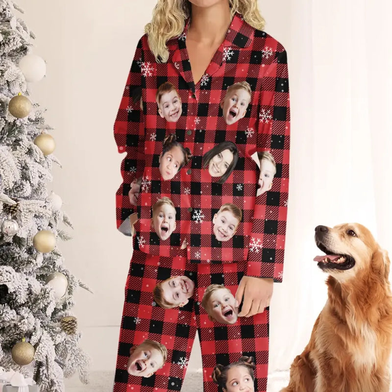 Custom Photo Cozy Up Together This Holiday Season With Personalized Pajamas - Family Personalized Custom Pajamas - Christmas Gift For Family Members