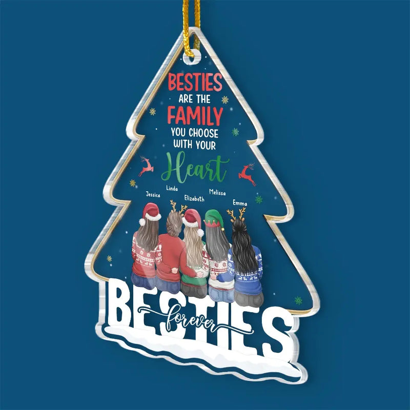 I'm Blessed To Have A Friend Like You - Bestie Personalized Custom Ornament - Acrylic Custom Shaped - Christmas Gift For Best Friends, BFF, Sisters