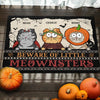Beware Of Little Meownsters - Cat Personalized Custom Home Decor Decorative Mat - Halloween Gift For Pet Owners, Pet Lovers