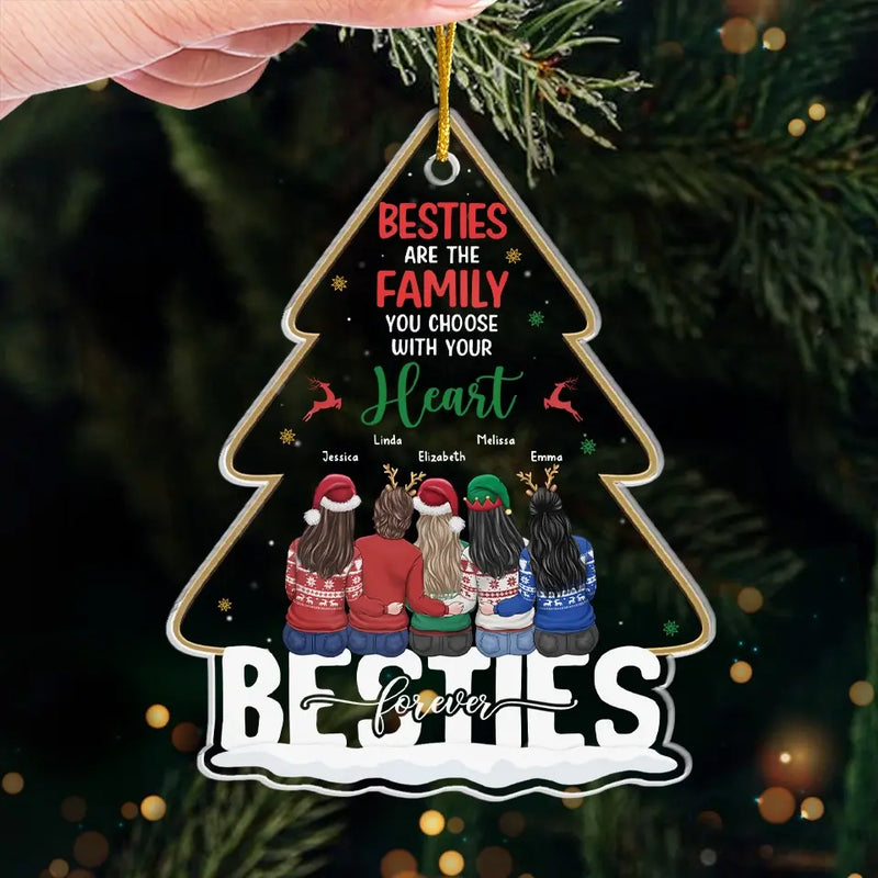 I'm Blessed To Have A Friend Like You - Bestie Personalized Custom Ornament - Acrylic Custom Shaped - Christmas Gift For Best Friends, BFF, Sisters