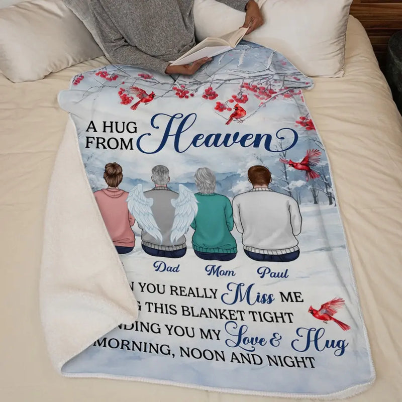 A Thoughtful Way To Show Your Love And Sympathy - Memorial Personalized Custom Blanket - Sympathy Gift For Family Members