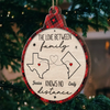 Your Love Is My Most Treasured Gift - Family Personalized Custom Ornament - Wood Custom Shaped - Christmas Gift For Family Members