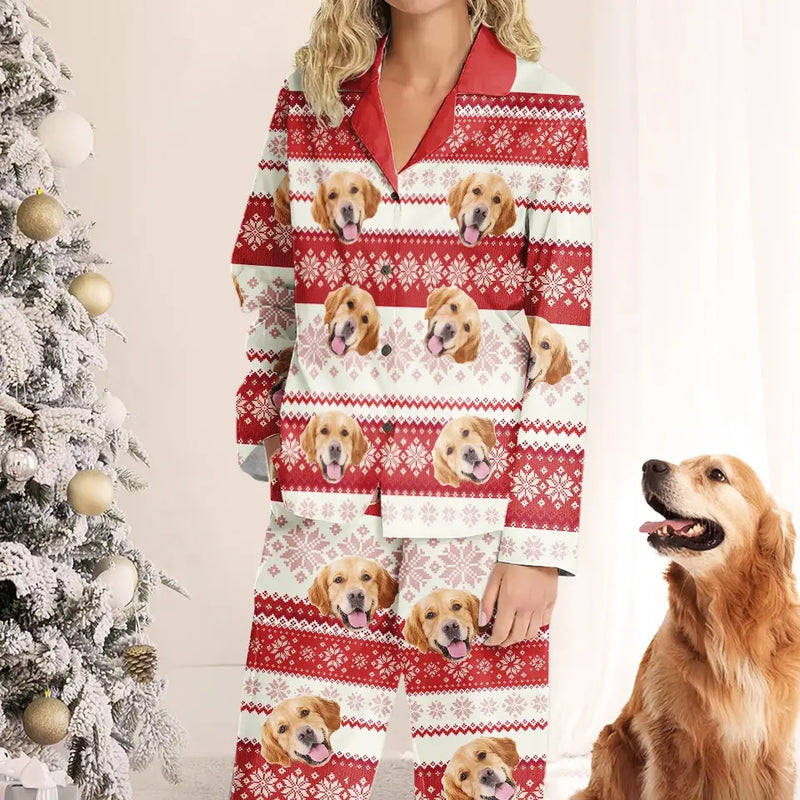 Custom Pet Photo Christmas Gifts for Dog Lovers - Personalized Pajamas