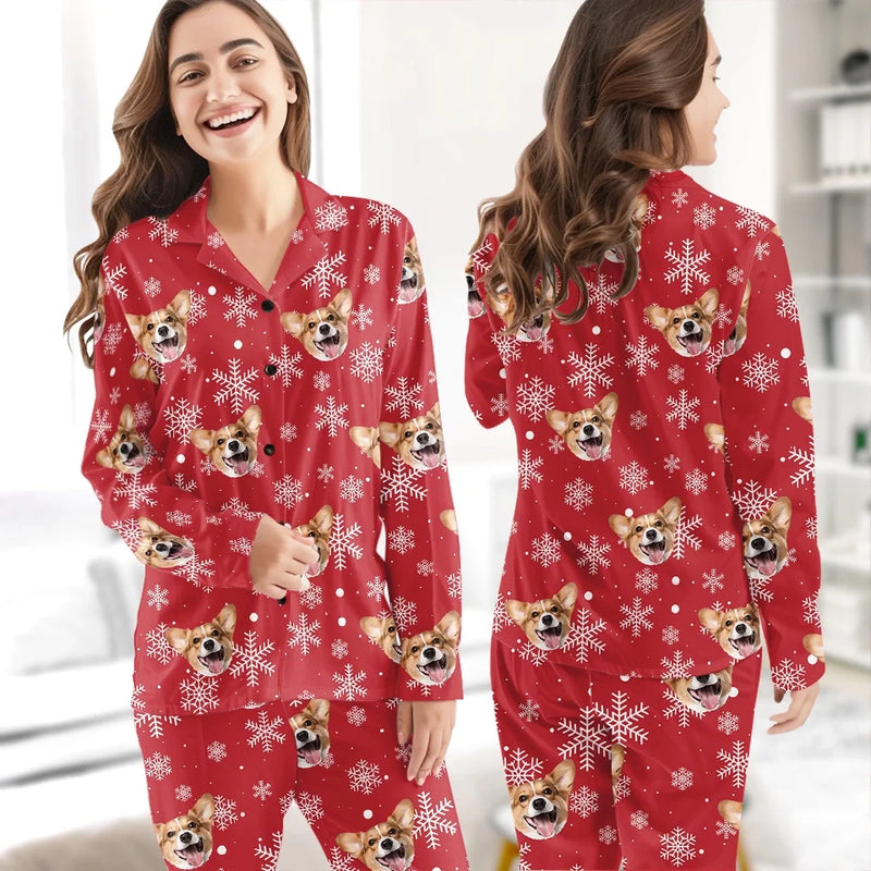 Custom Photo Unconditional Love In A Furry Package - Dog & Cat Personalized Custom Pajamas - Christmas Gift For Pet Owners, Pet Lovers
