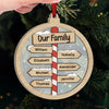 Love And Family Are The True Gifts Of Christmas - Family Personalized Custom Wood & Acrylic Ornament - Christmas Gift For Family Members