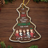 Christmas Is Better When Shared With Friends - Bestie Personalized Custom Ornament - Acrylic Custom Shaped - Christmas Gift For Best Friends, BFF, Sisters