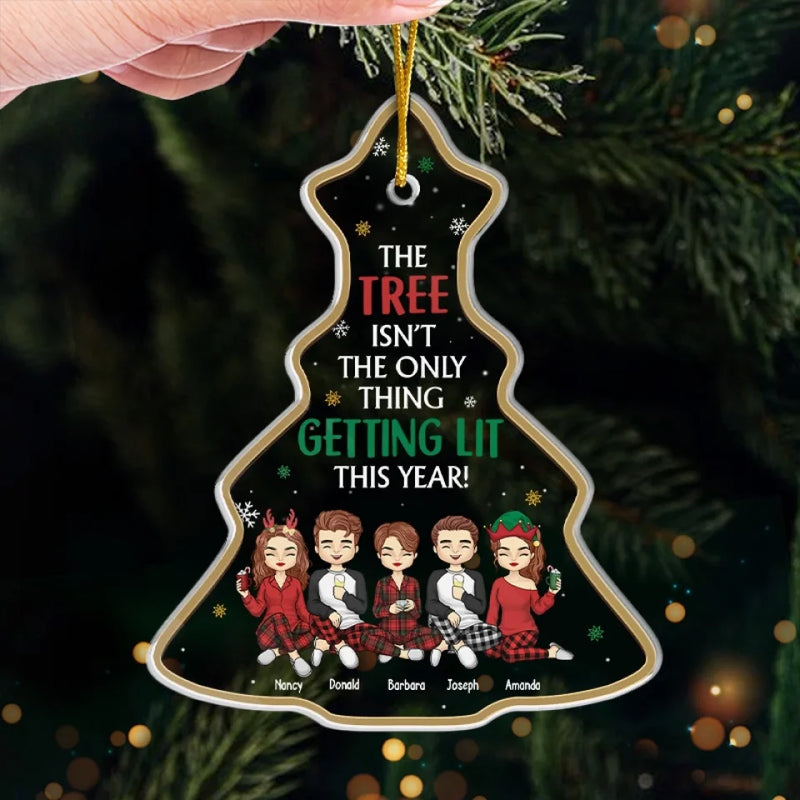 Custom Name Funny Christmas Group Gifts - Personalized Ornament