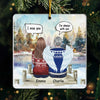 You Will Remain In Our Hearts Forever - Memorial Personalized Custom Ornament - Acrylic Custom Shaped - Sympathy Gift, Christmas Gift For Family Members
