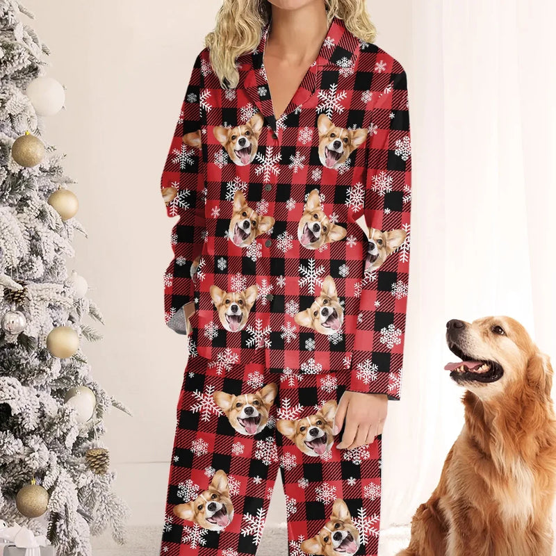 Custom Photo Nothing Says Christmas Like Snuggling Up In Cozy Pajamas Featuring Your Furry Friend - Dog & Cat Personalized Custom Pajamas - Christmas Gift For Pet Owners, Pet Lovers