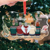 In Our Hearts, You Are Always Part Of Our Family - Memorial Personalized Custom Benelux Glass Ornament - Sympathy Gift, Christmas Gift For Family Members