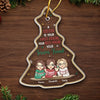 Christmas Is Better With Friends - Bestie Personalized Custom Ornament - Acrylic Custom Shaped - Christmas Gift For Best Friends, BFF, Sisters