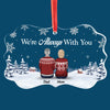 Fondly Remembered, Deeply Missed - Memorial Personalized Custom Benelux Glass Ornament - Sympathy Gift, Christmas Gift For Family Members