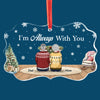In Our Hearts, You Are Always Part Of Our Family - Memorial Personalized Custom Benelux Glass Ornament - Sympathy Gift, Christmas Gift For Family Members