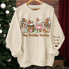 Let's Skip The Presents And Get Right To The Cookies - Family Personalized Custom Unisex Sweatshirt With Design On Sleeve - Christmas Gift For Family Members