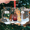 Your Paw Prints Are On My Soul - Memorial Personalized Custom Benelux Glass Ornament - Sympathy Gift, Christmas Gift For Pet Owners, Pet Lovers