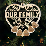 Custom Name Family Christmas Gifts - Personalized Ornament