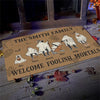 Pumpkins And Family Make The Best Halloween Memories - Family Personalized Custom Home Decor Decorative Mat - Halloween Gift For Family Members